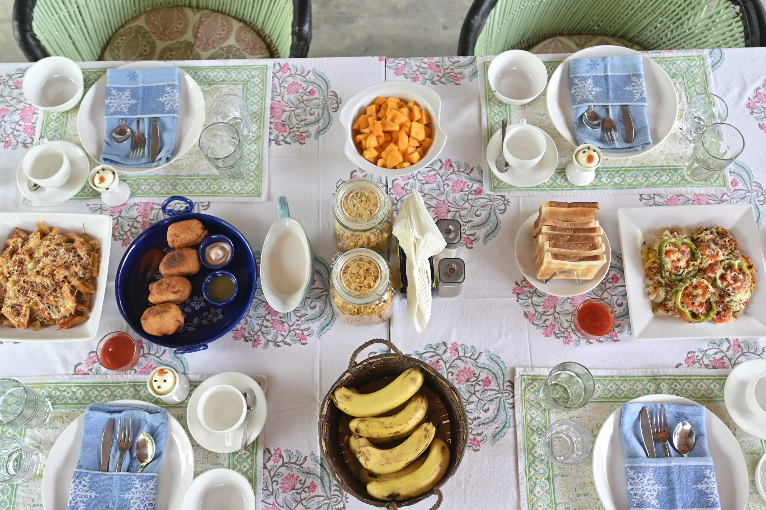 Fresh Fruits and Local Cuisines